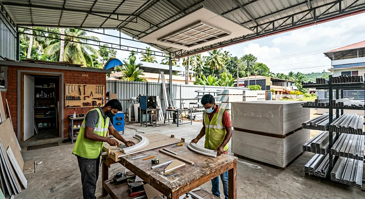 False Ceiling Thrissur workshop in Thrissur